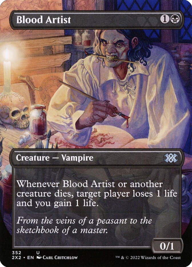 MTG Card Title: Blood Artist 2X2/352