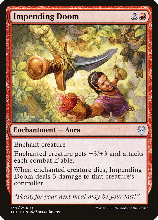MTG Card Title: Impending Doom THB/139