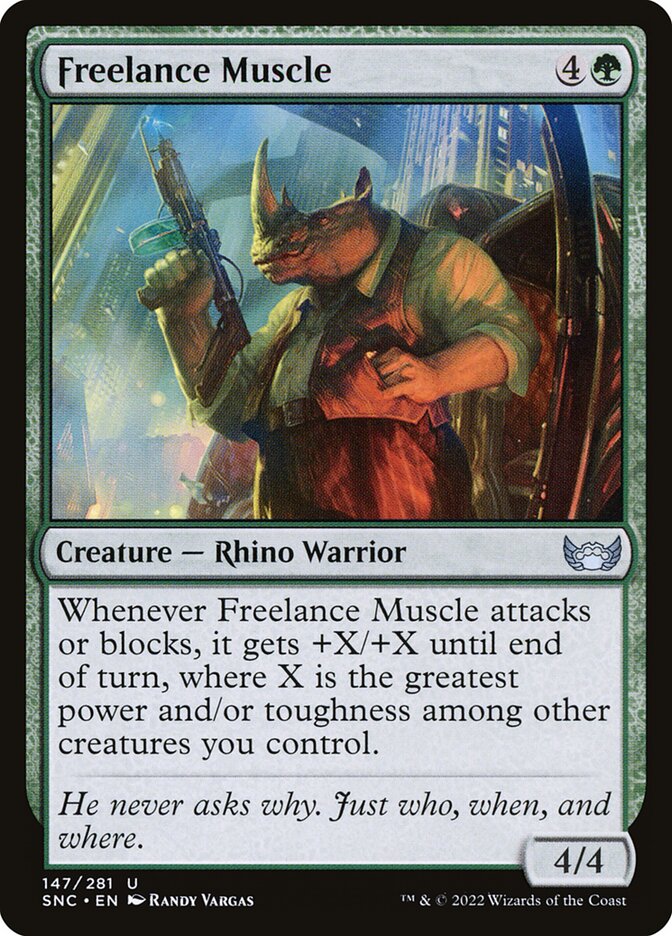 MTG Card Title: Freelance Muscle SNC/147