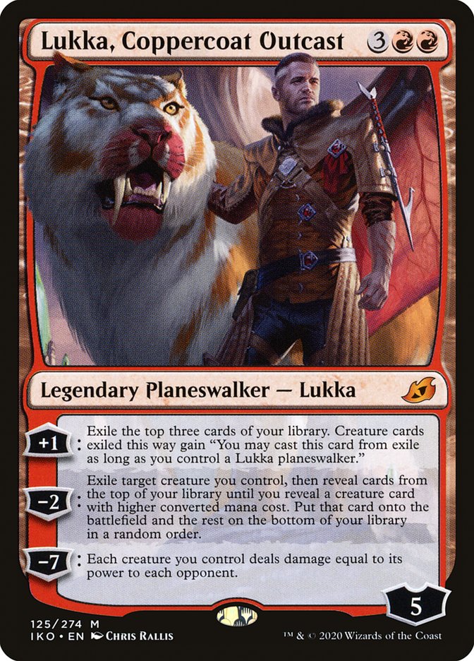 MTG Card Title: Lukka, Coppercoat Outcast IKO/125