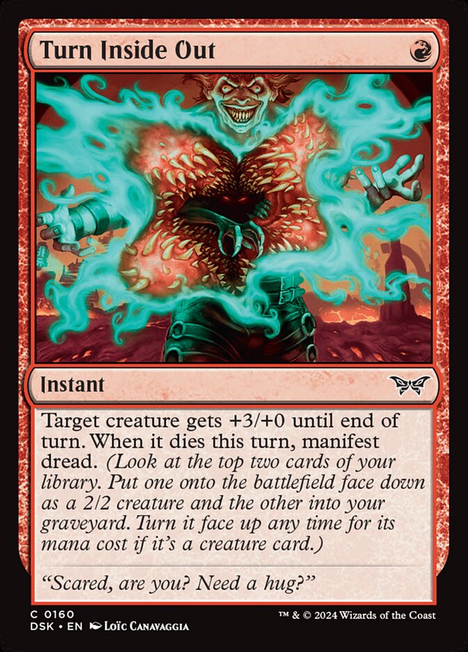 MTG Card Title: Turn Inside Out DSK/160