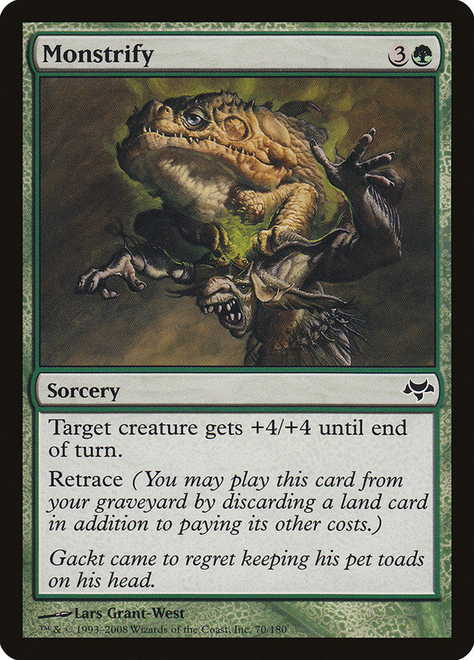 MTG Card Title: Monstrify EVE/70