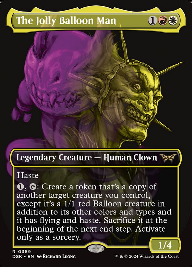 MTG Card Title: The Jolly Balloon Man DSK/359