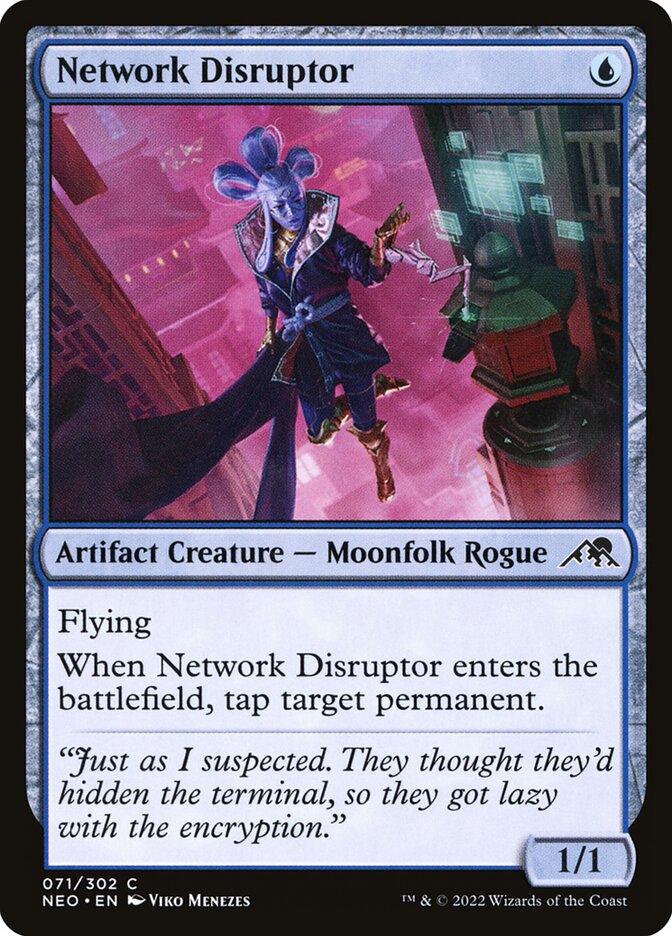 MTG Card Title: Network Disruptor NEO/71