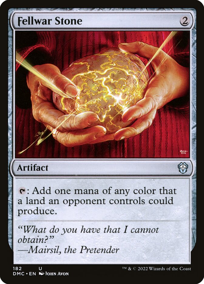 MTG Card Title: Fellwar Stone DMC/182