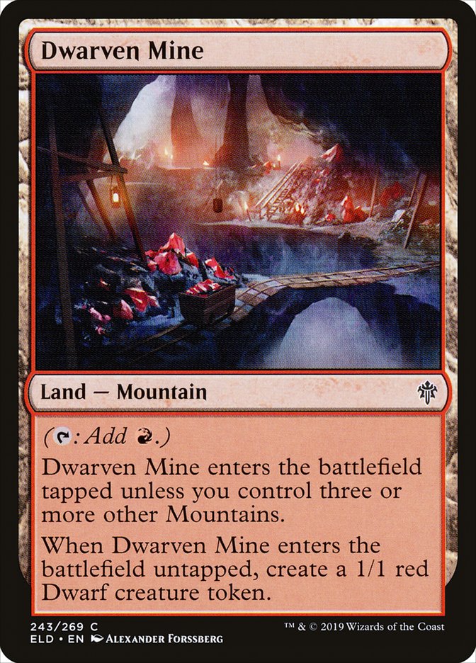 MTG Card Title: Dwarven Mine ELD/243
