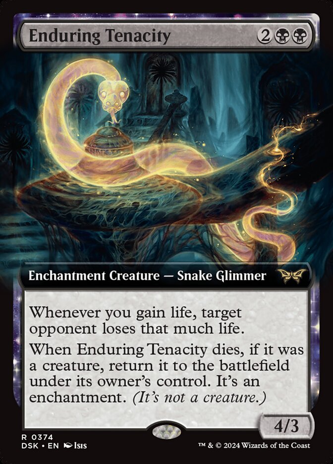MTG Card Title: Enduring Tenacity DSK/374