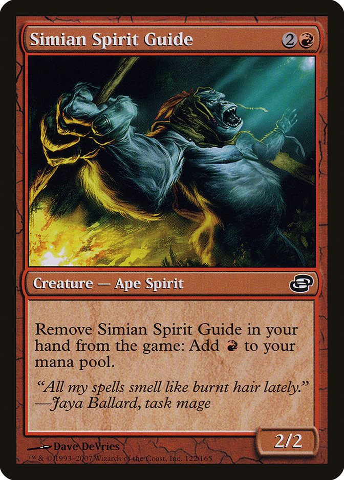 MTG Card Title: Simian Spirit Guide PLC/122