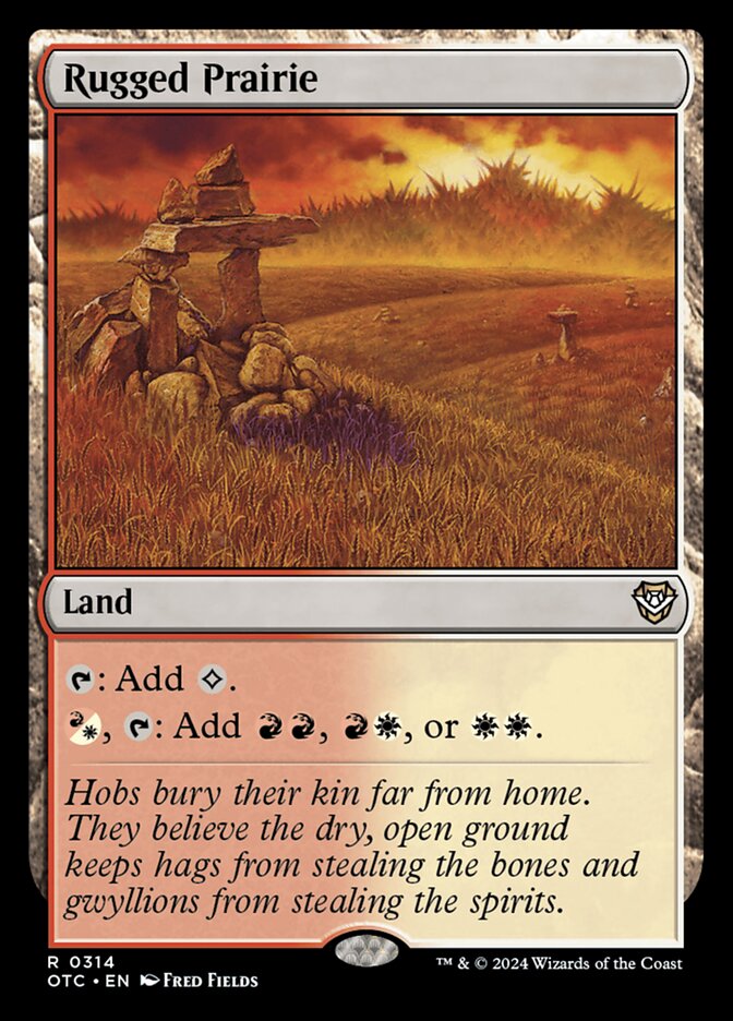MTG Card Title: Rugged Prairie OTC/314