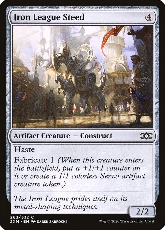 MTG Card Title: Iron League Steed 2XM/263
