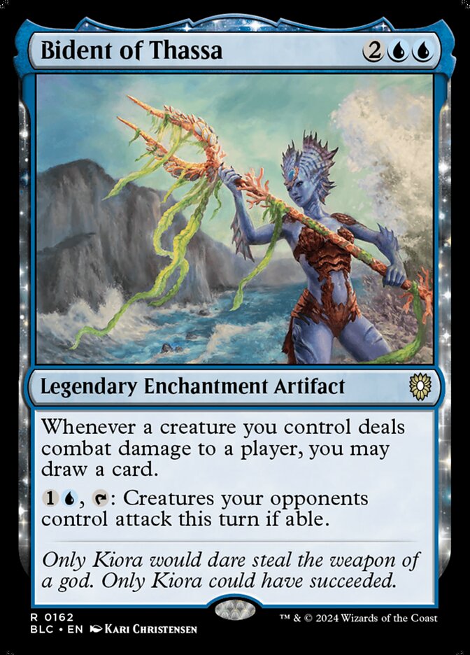 MTG Card Title: Bident of Thassa BLC/162