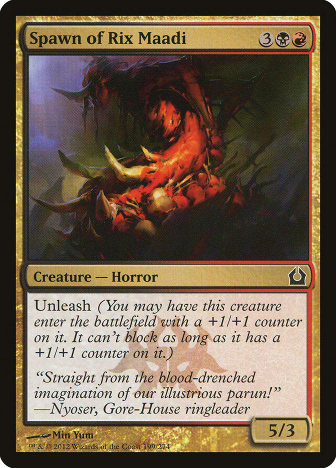 MTG Card Title: Spawn of Rix Maadi RTR/199
