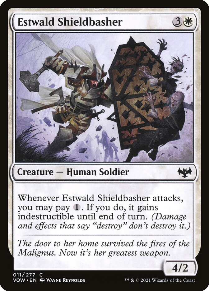 MTG Card Title: Estwald Shieldbasher VOW/11