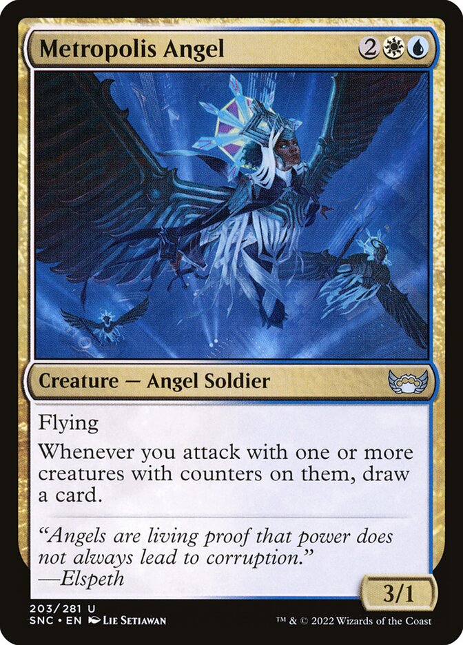 MTG Card Title: Metropolis Angel SNC/203