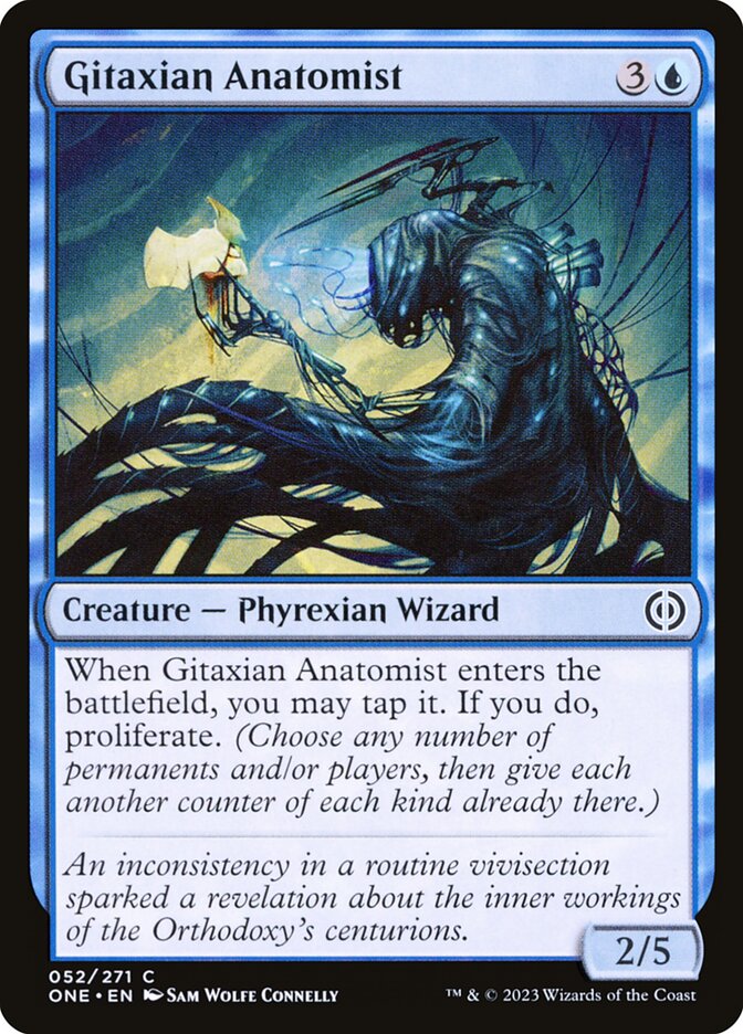 MTG Card Title: Gitaxian Anatomist ONE/52