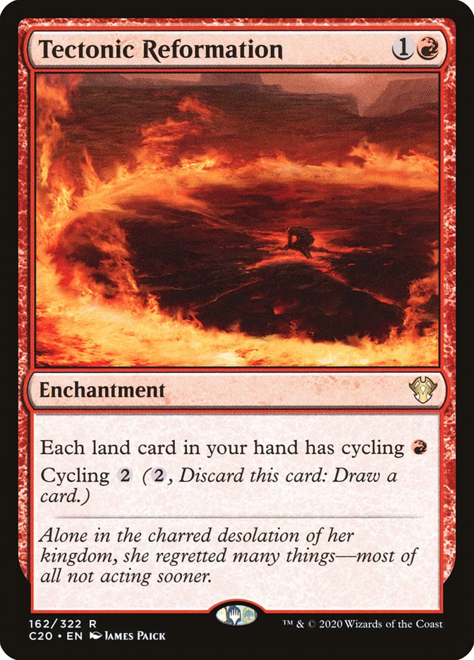 MTG Card Title: Tectonic Reformation C20/162