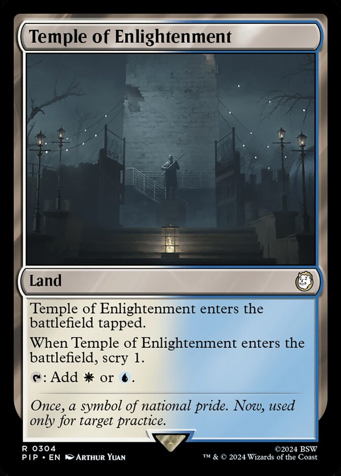 MTG Card Title: Temple of Enlightenment PIP/304