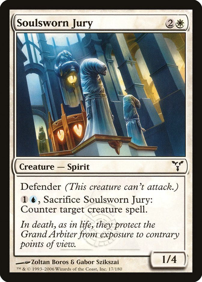 MTG Card Title: Soulsworn Jury DIS/17