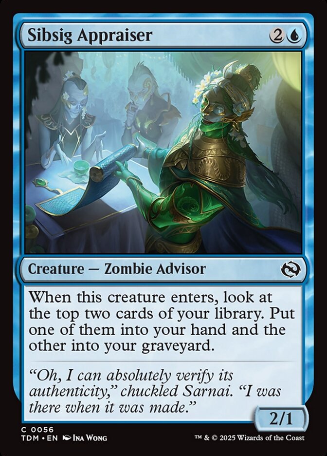 MTG Card Title: Sibsig Appraiser TDM/56