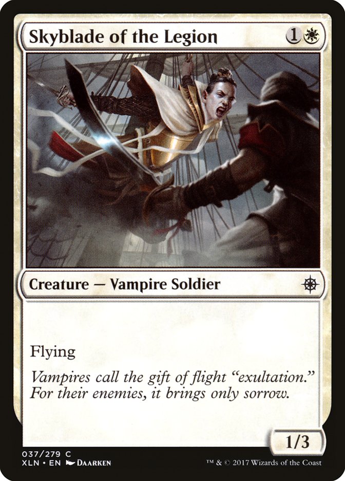 MTG Card Title: Skyblade of the Legion XLN/37