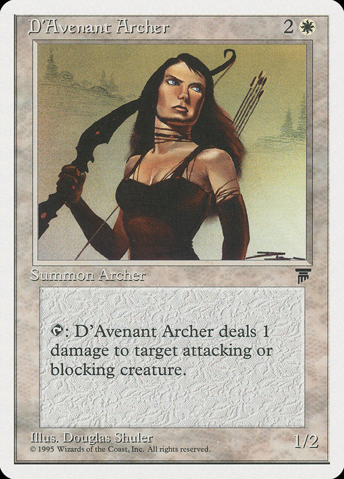 MTG Card Title: D'Avenant Archer CHR/5