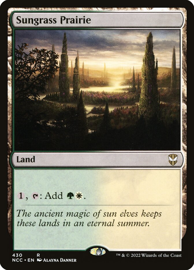 MTG Card Title: Sungrass Prairie NCC/430