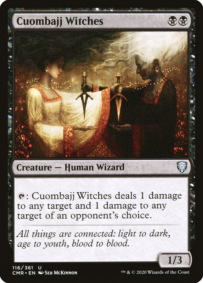 MTG Card Title: Cuombajj Witches CMR/116