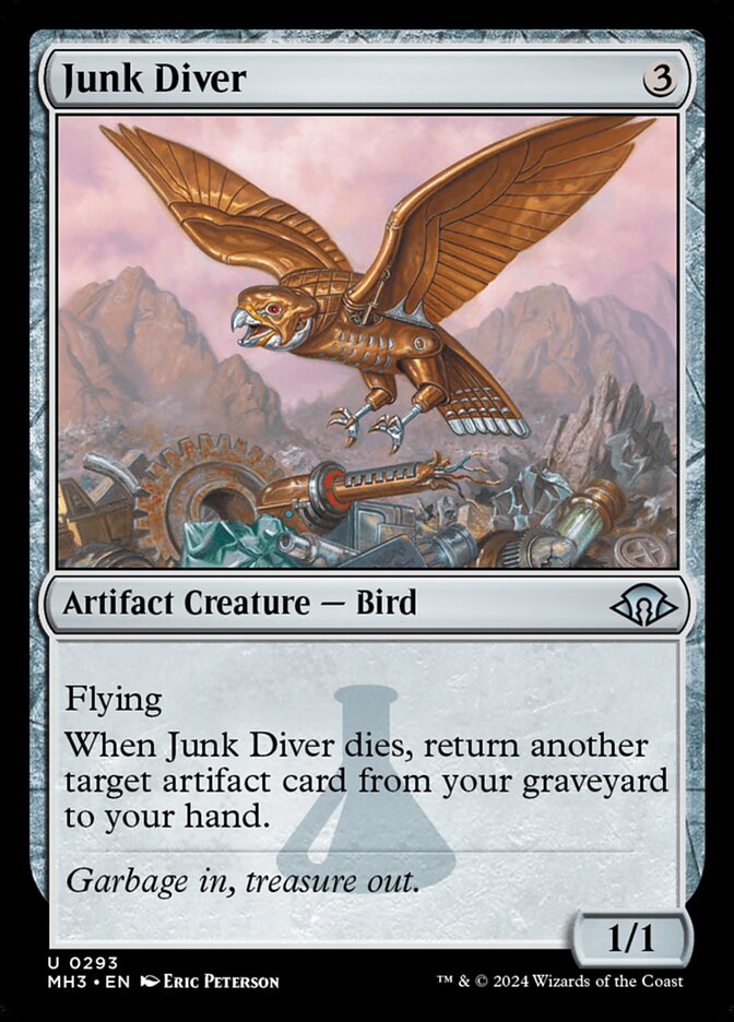 MTG Card Title: Junk Diver MH3/293