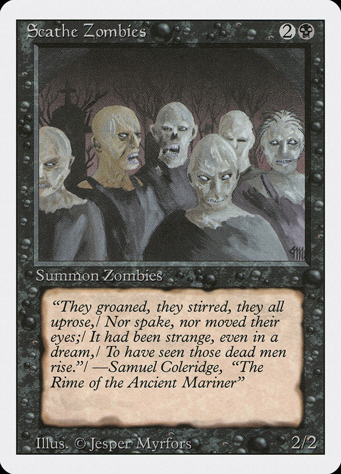 MTG Card Title: Scathe Zombies 3ED/127