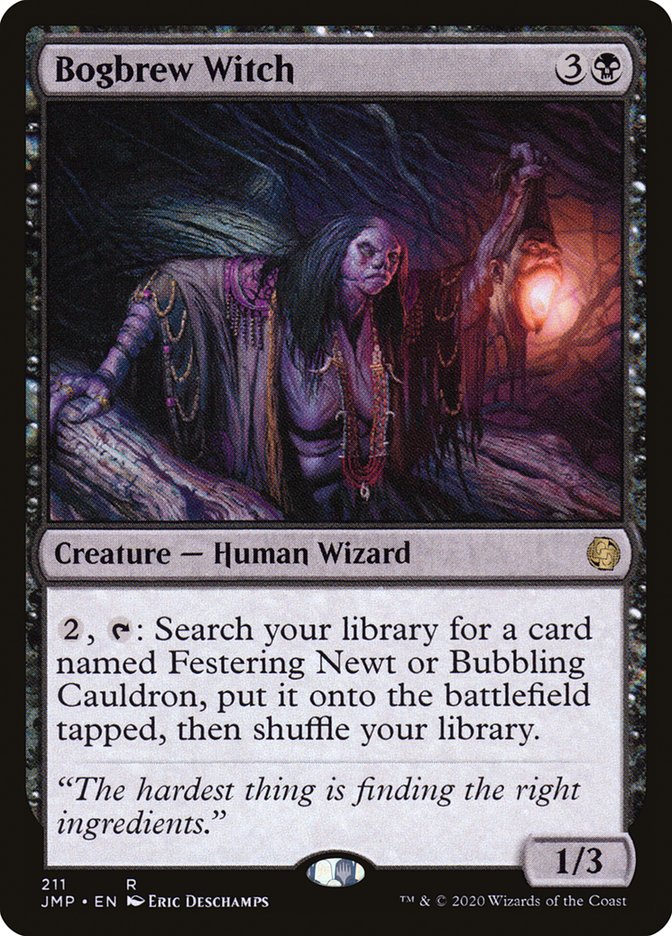 MTG Card Title: Bogbrew Witch JMP/211