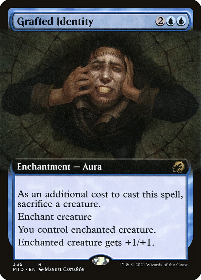 MTG Card Title: Grafted Identity MID/335