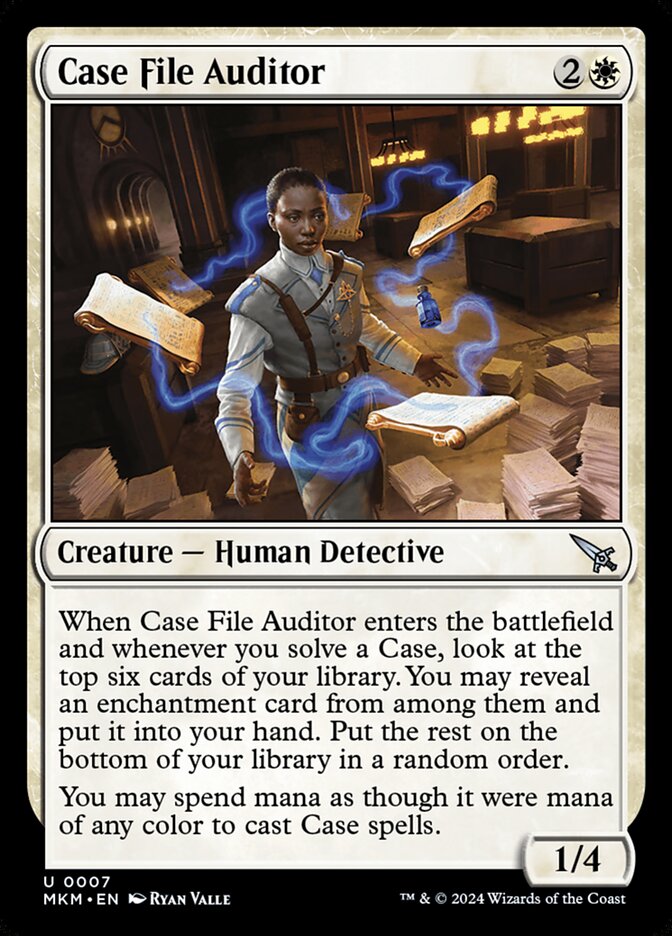 MTG Card Title: Case File Auditor MKM/7