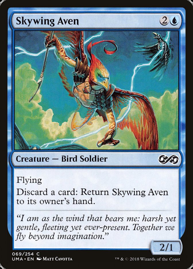 MTG Card Title: Skywing Aven UMA/69