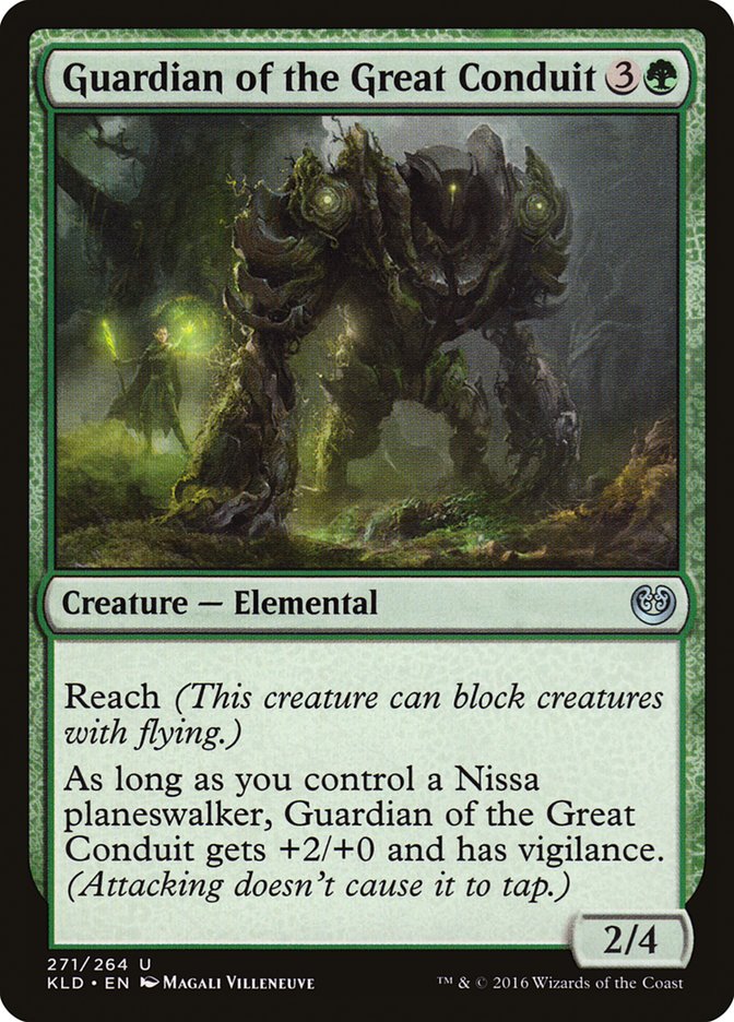 MTG Card Title: Guardian of the Great Conduit KLD/271