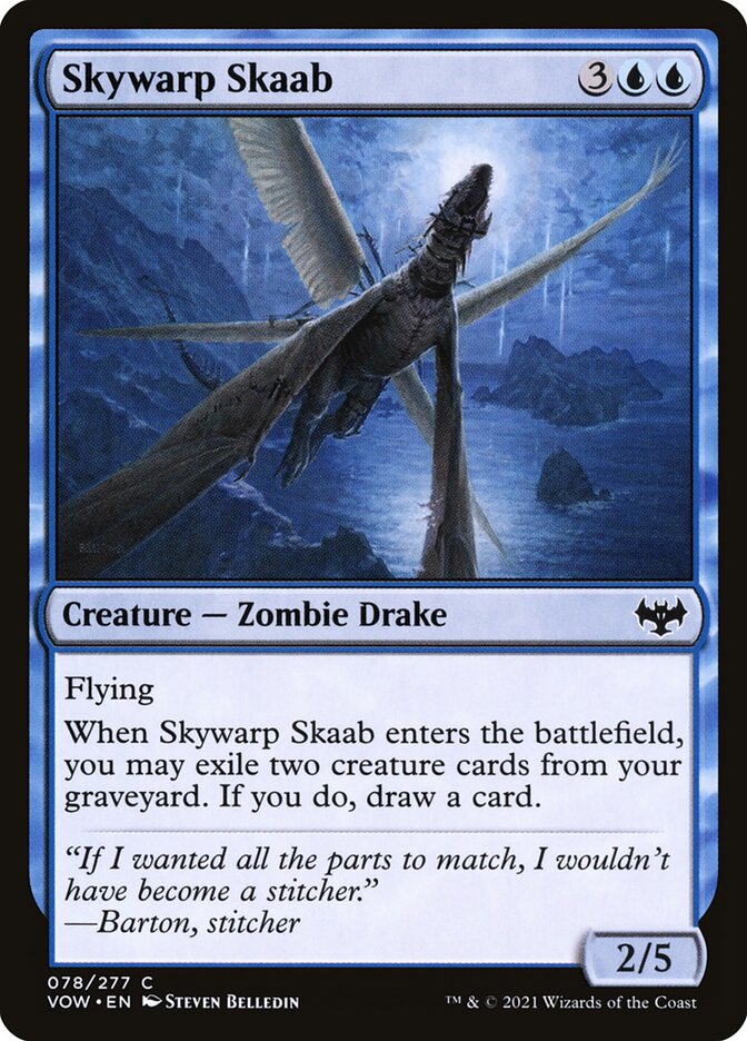 MTG Card Title: Skywarp Skaab VOW/78