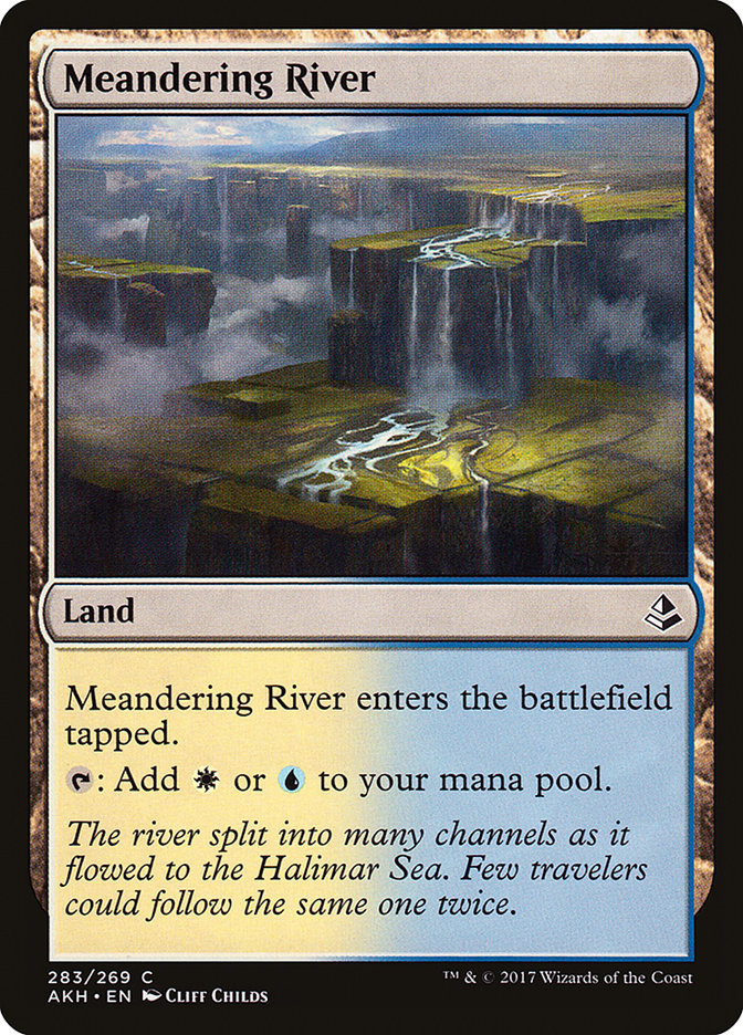 MTG Card Title: Meandering River AKH/283