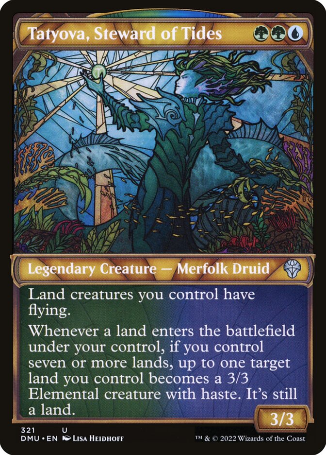 MTG Card Title: Tatyova, Steward of Tides DMU/321