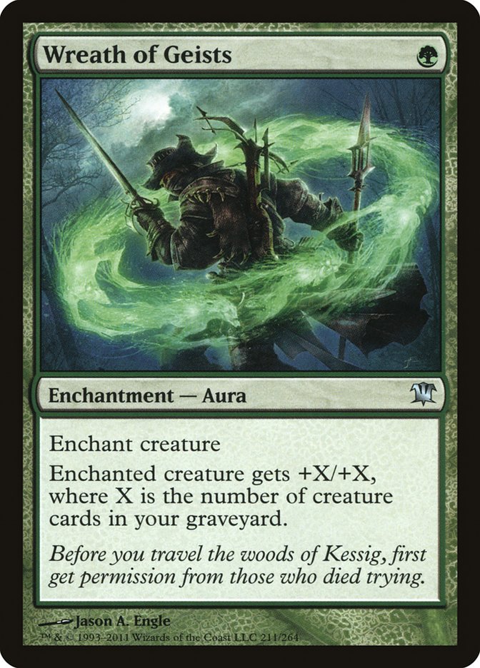 MTG Card Title: Wreath of Geists ISD/211