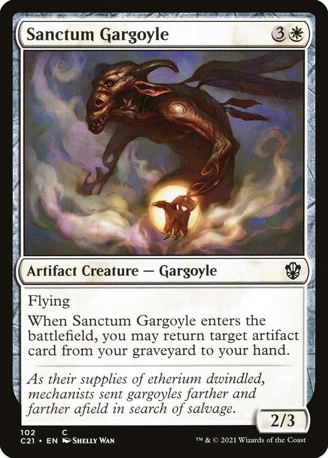 MTG Card Title: Sanctum Gargoyle C21/102