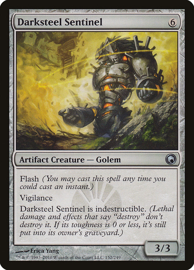 MTG Card Title: Darksteel Sentinel SOM/152