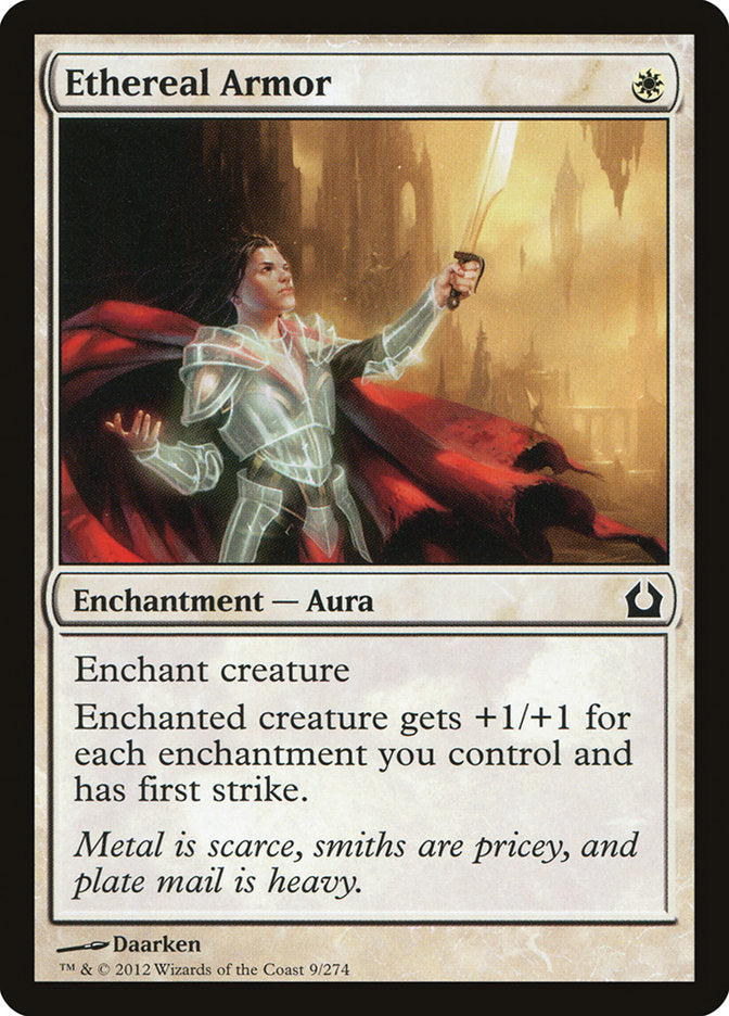 MTG Card Title: Ethereal Armor RTR/9