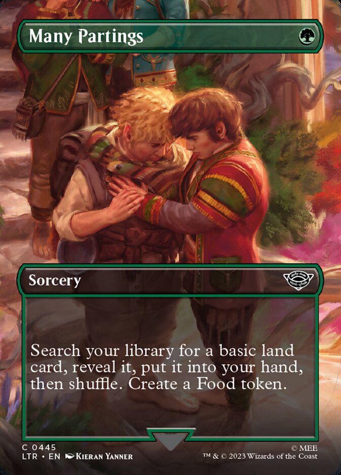 MTG Card Title: Many Partings LTR/445