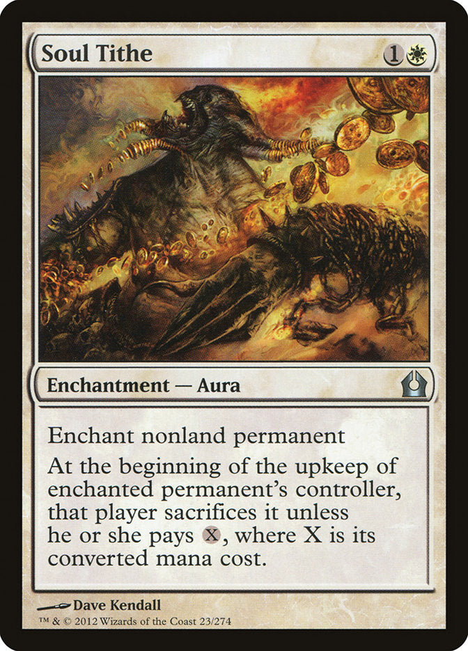 MTG Card Title: Soul Tithe RTR/23
