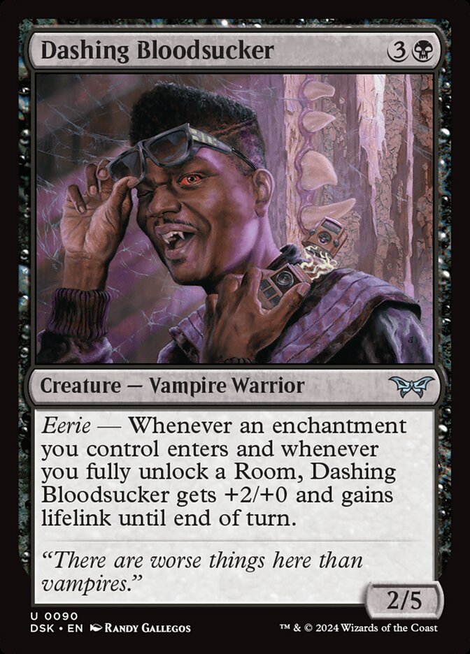 MTG Card Title: Dashing Bloodsucker DSK/90