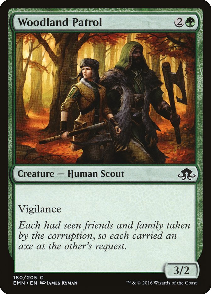 MTG Card Title: Woodland Patrol EMN/180