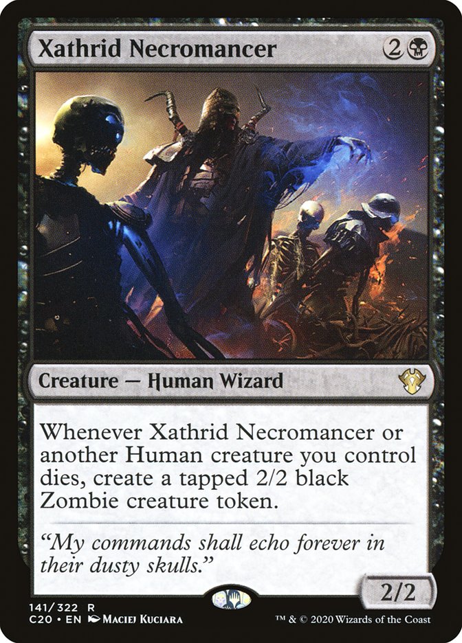 MTG Card Title: Xathrid Necromancer C20/141