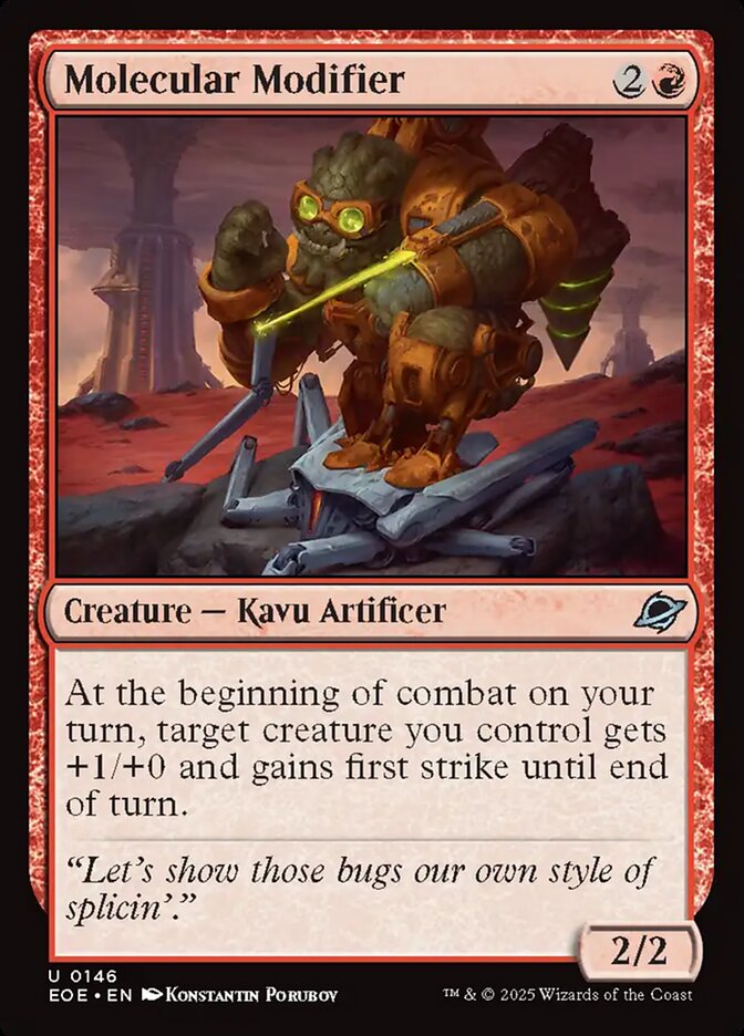 MTG Card Title: Molecular Modifier EOE/146