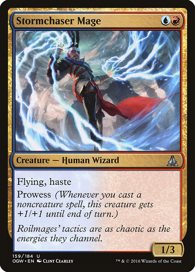 MTG Card Title: Stormchaser Mage OGW/159