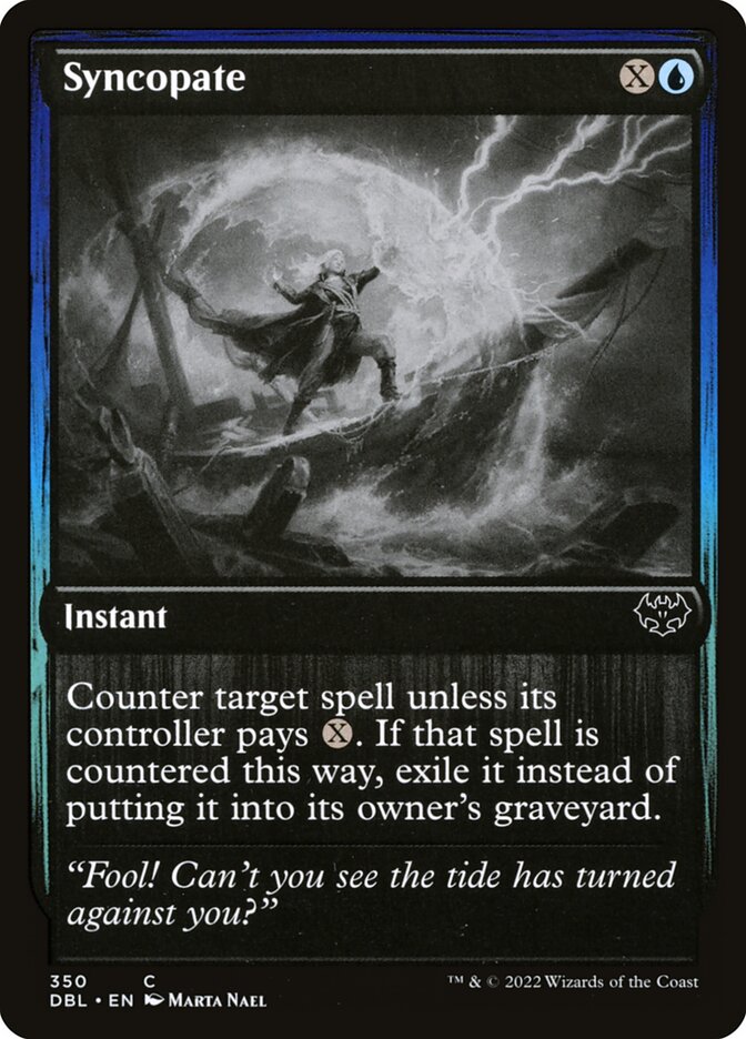 MTG Card Title: Syncopate DBL/350