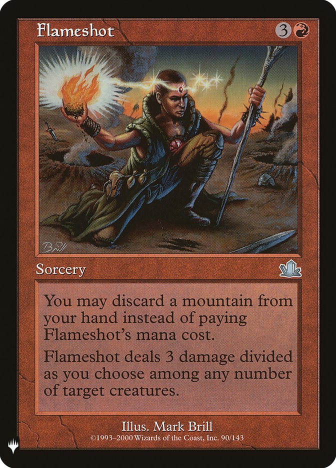 MTG Card Title: Flameshot PLST/PCY-90